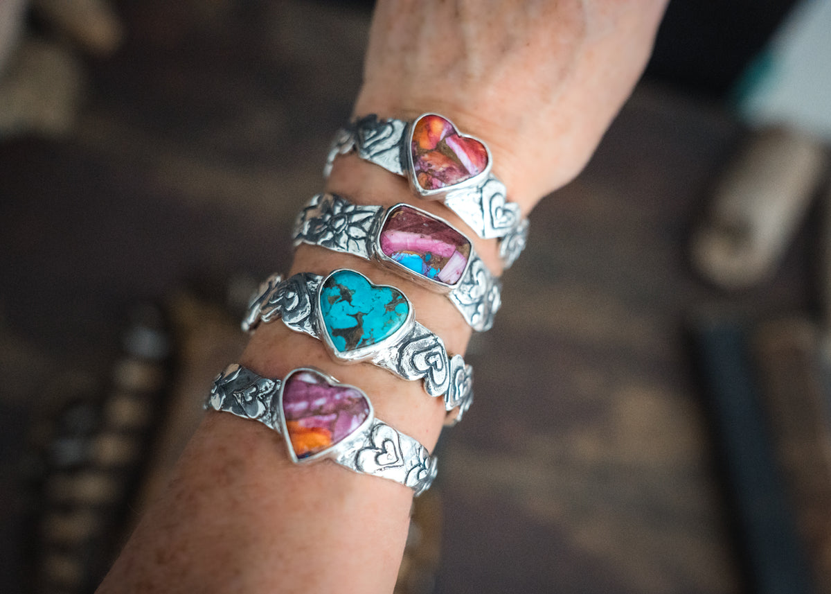 Grateful Heart Kingman Turquoise Cuff