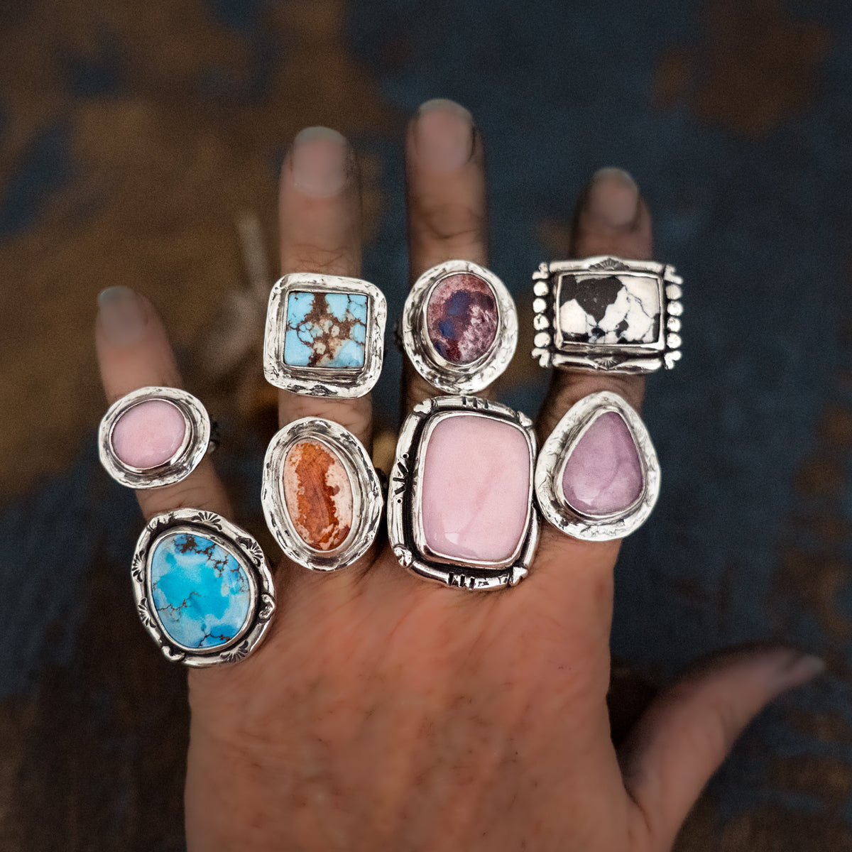 Moment of Peace Pink Opal Ring- Size 9.25