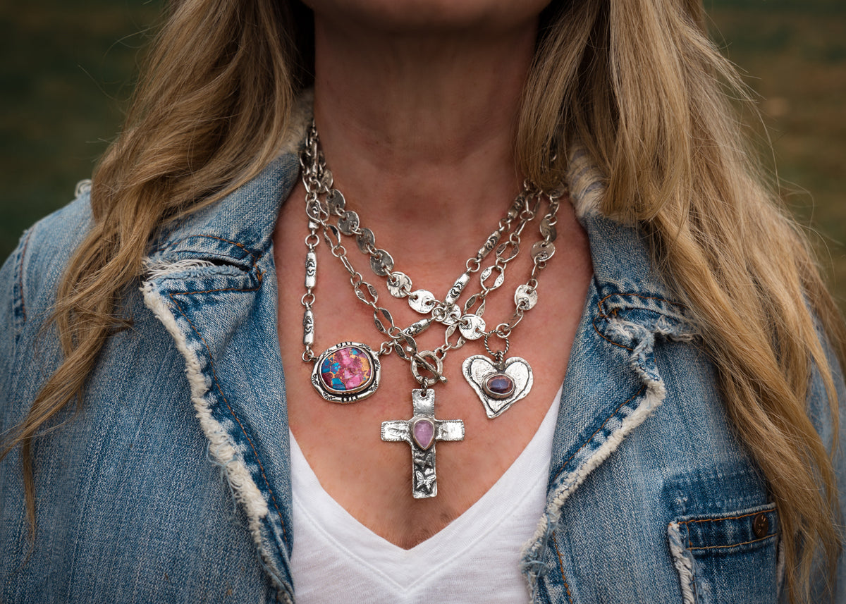 Color Your World Confetti Necklace