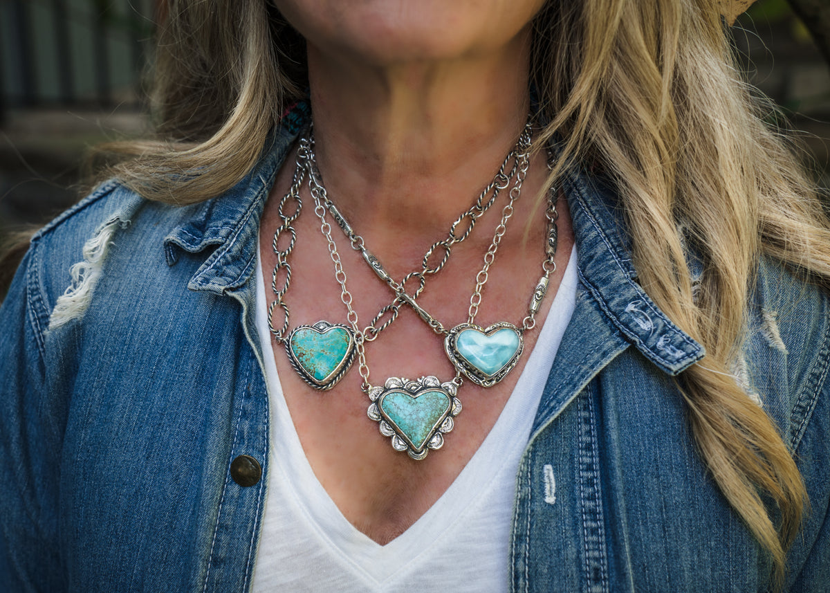 Live Brave Turquoise Necklace