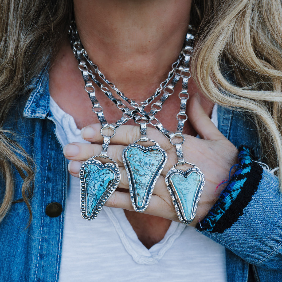 Grateful Heart Turquoise Necklace