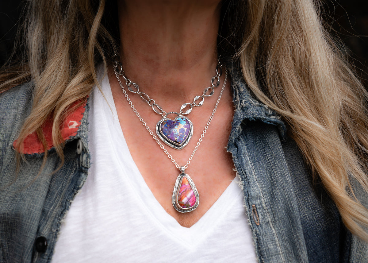 Live with a Strong Heart Necklace