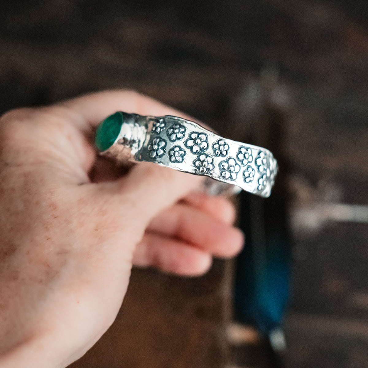 Bloom &amp; Grow Chrysoprase Cuff