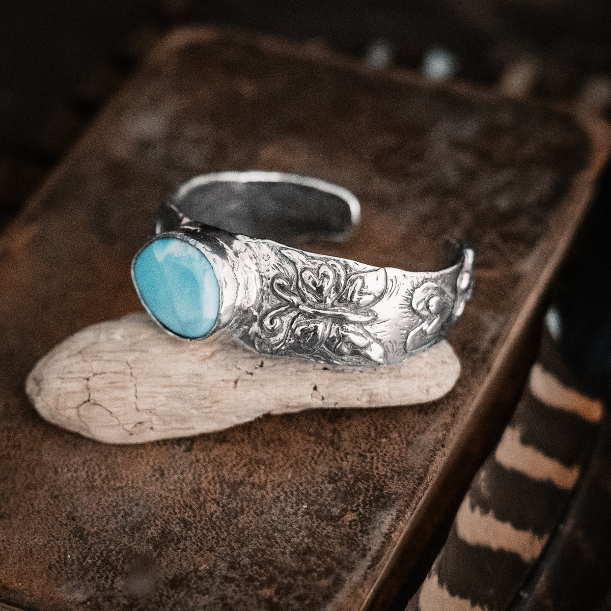 Wings to Fly Larimar Cuff