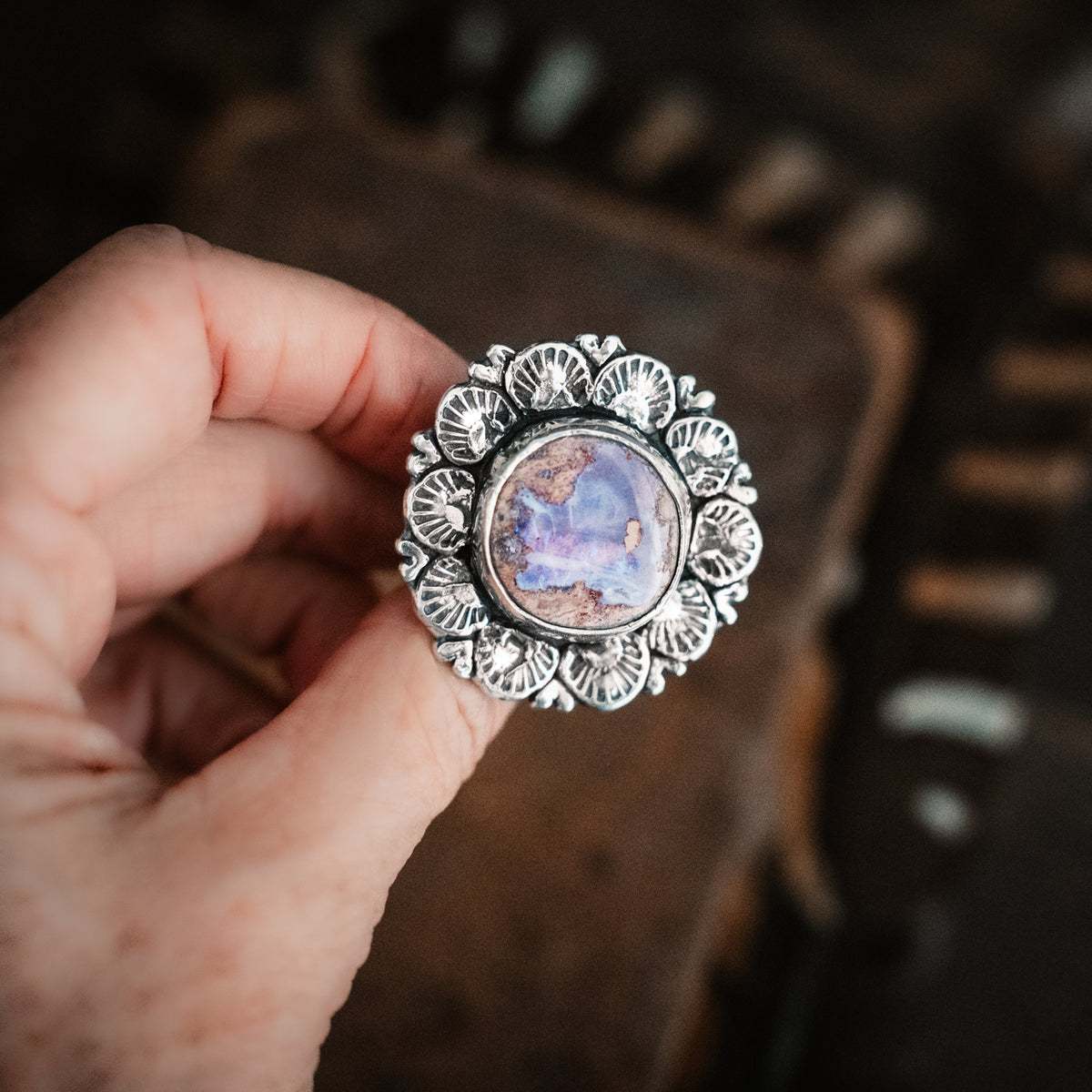 Cosmic Dreams Cantera Opal Ring - Size 8.75