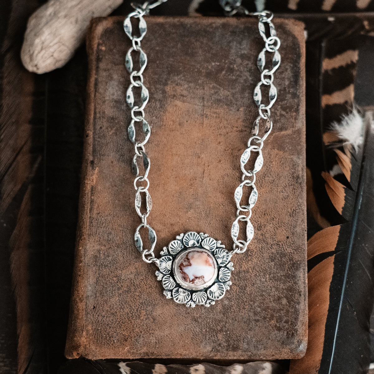 Courage to Bloom Opal Necklace