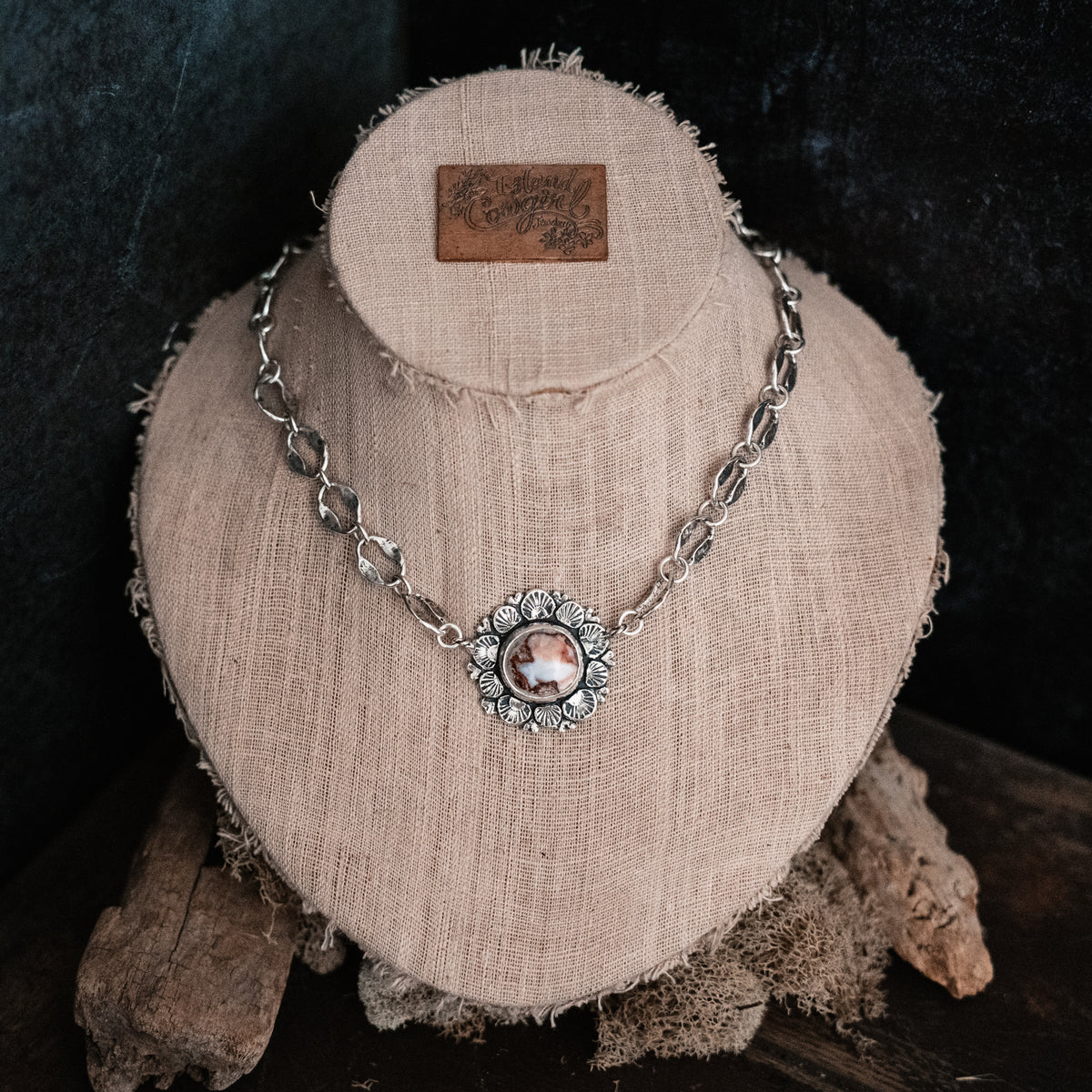 Courage to Bloom Opal Necklace