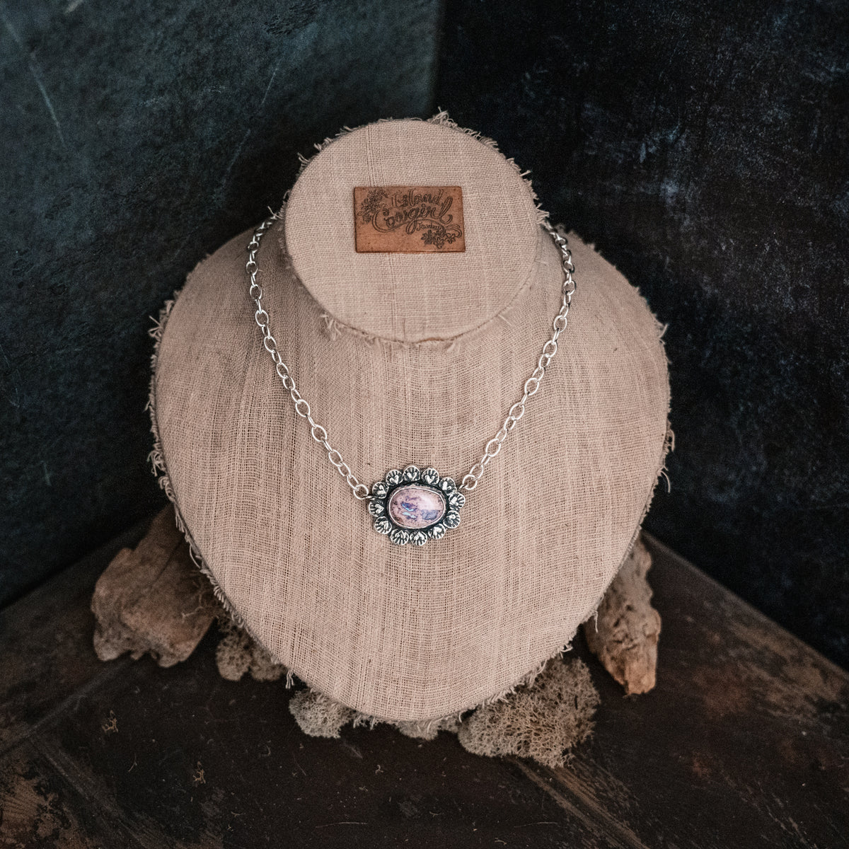 Courage to Bloom Opal Necklace