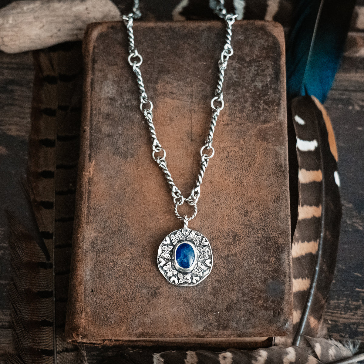 Flight of Dreams Blue Sapphire Necklace