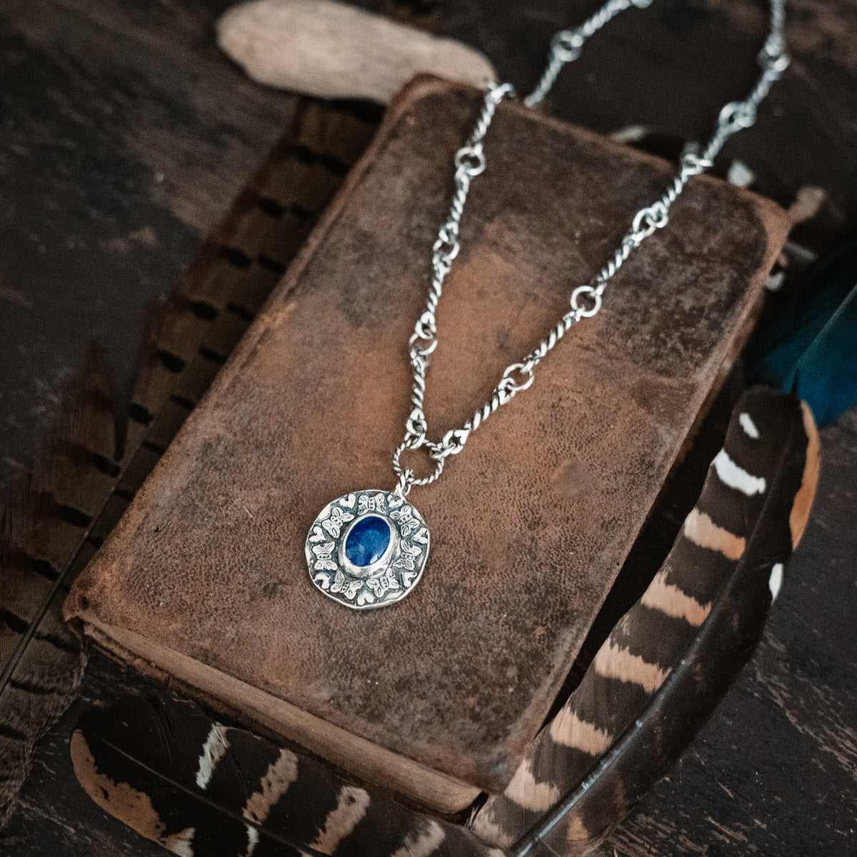 Flight of Dreams Blue Sapphire Necklace