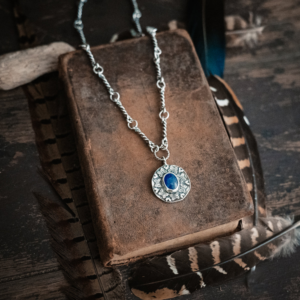 Flight of Dreams Blue Sapphire Necklace