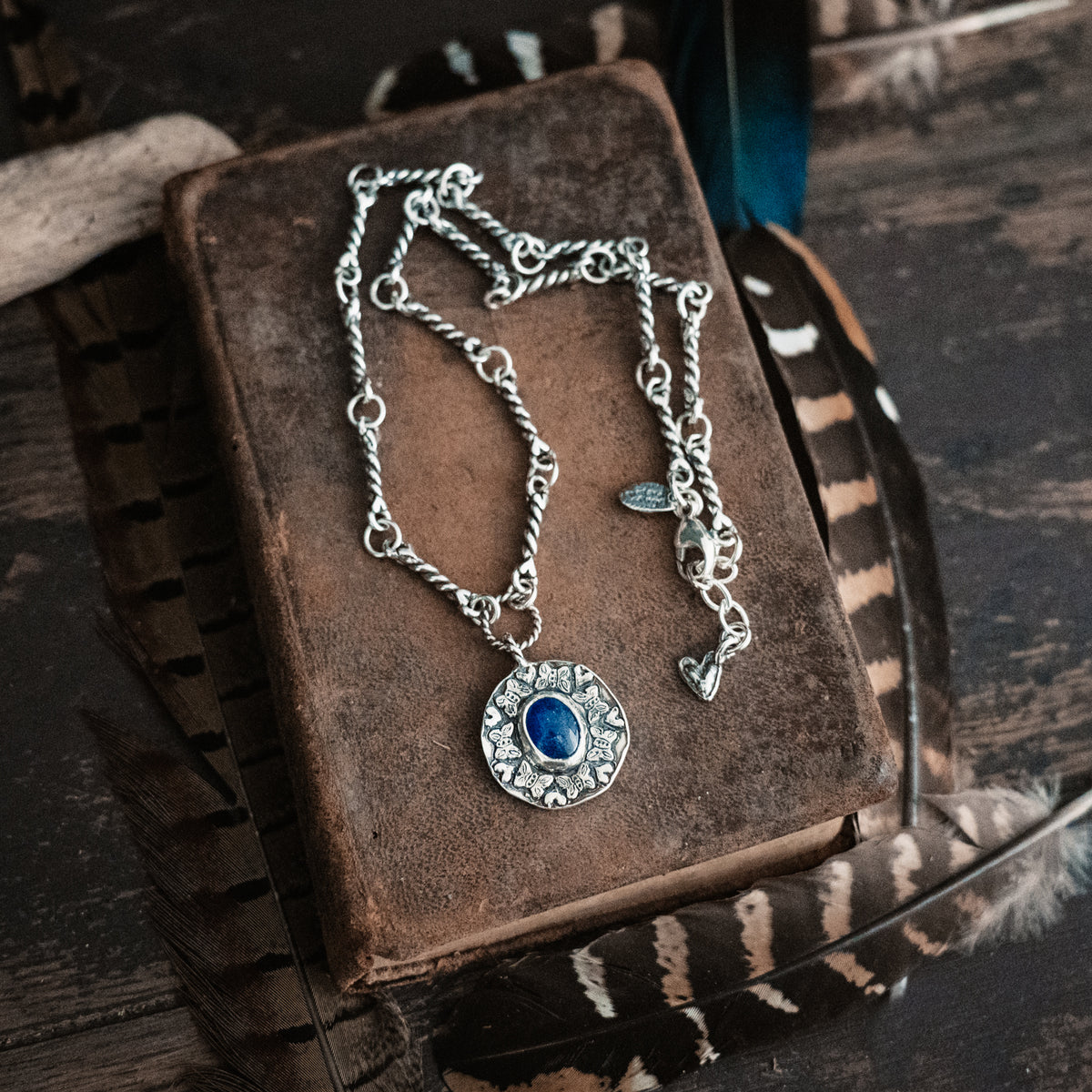 Flight of Dreams Blue Sapphire Necklace