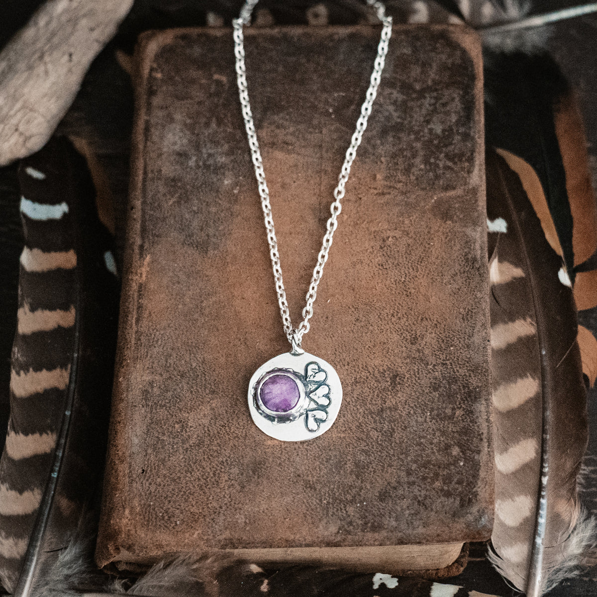 Forever and Always Pink Sapphire Necklace