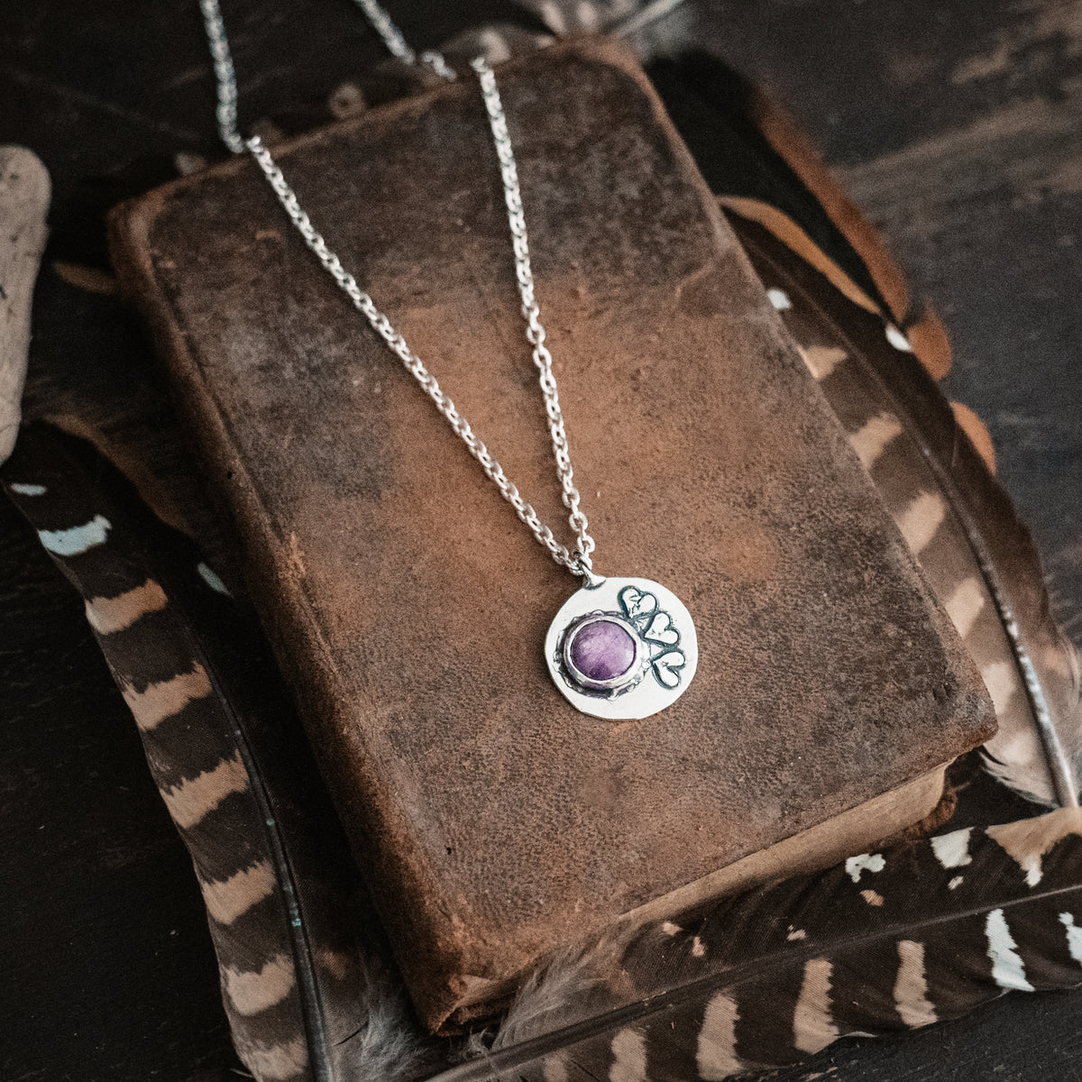 Forever and Always Pink Sapphire Necklace