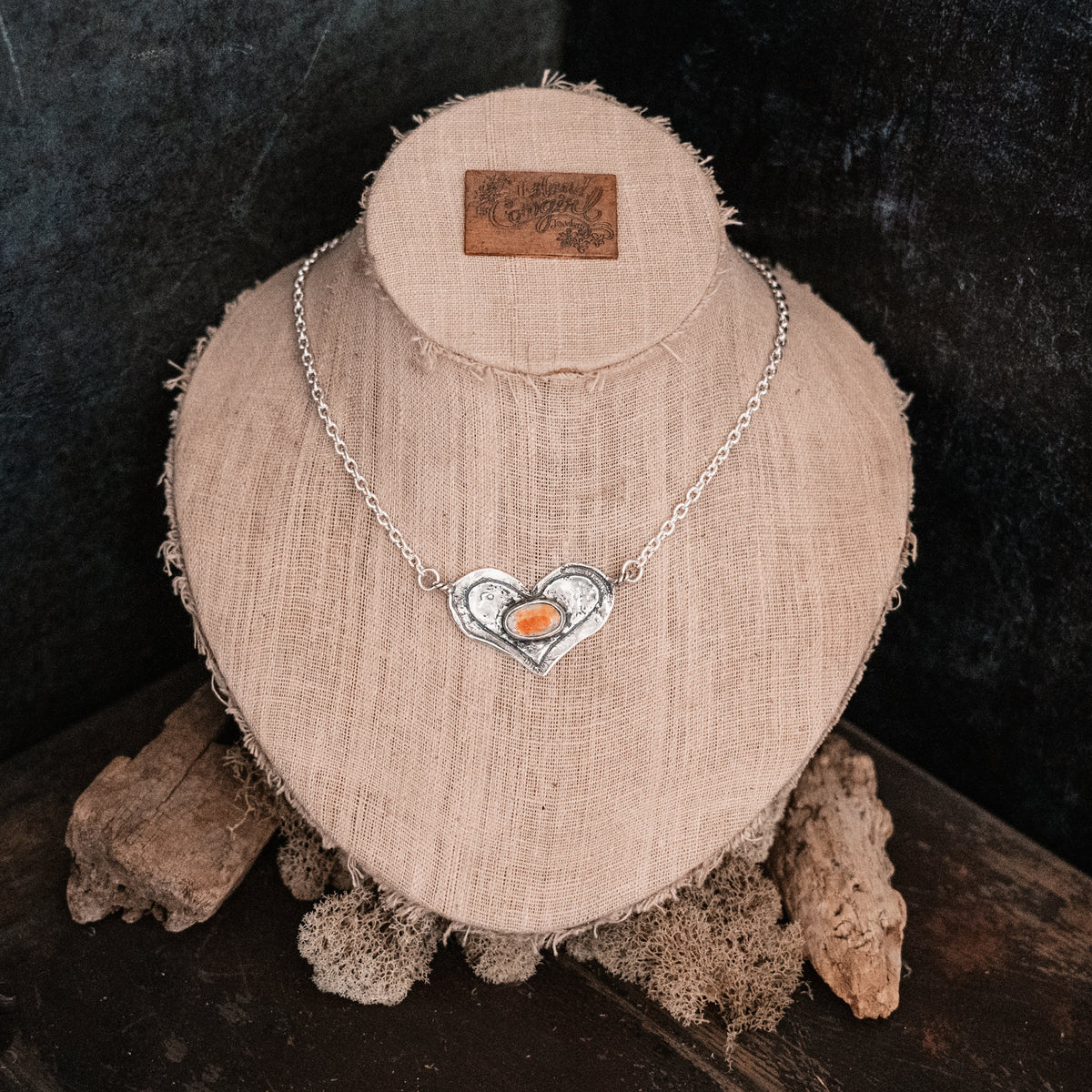 Go with All of your heart Fire Opal Necklace