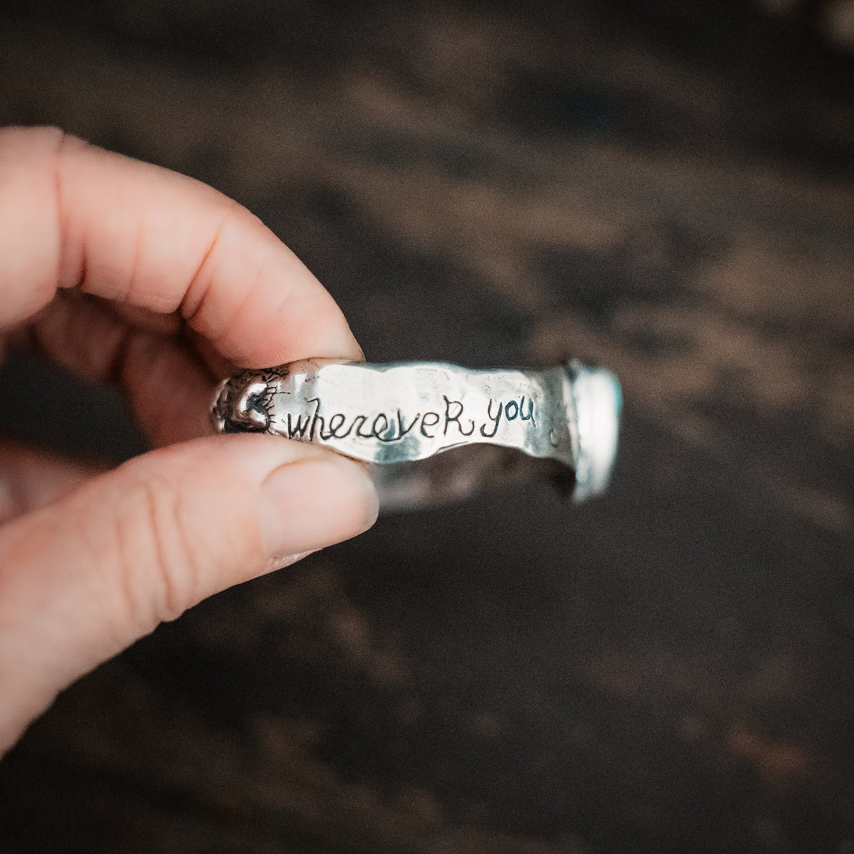 Go With All Of Your Heart Turquoise Cuff