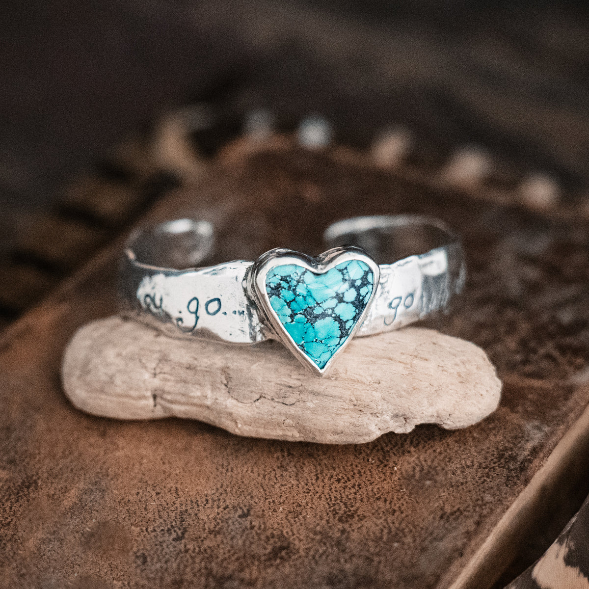 Go With All Of Your Heart Turquoise Cuff