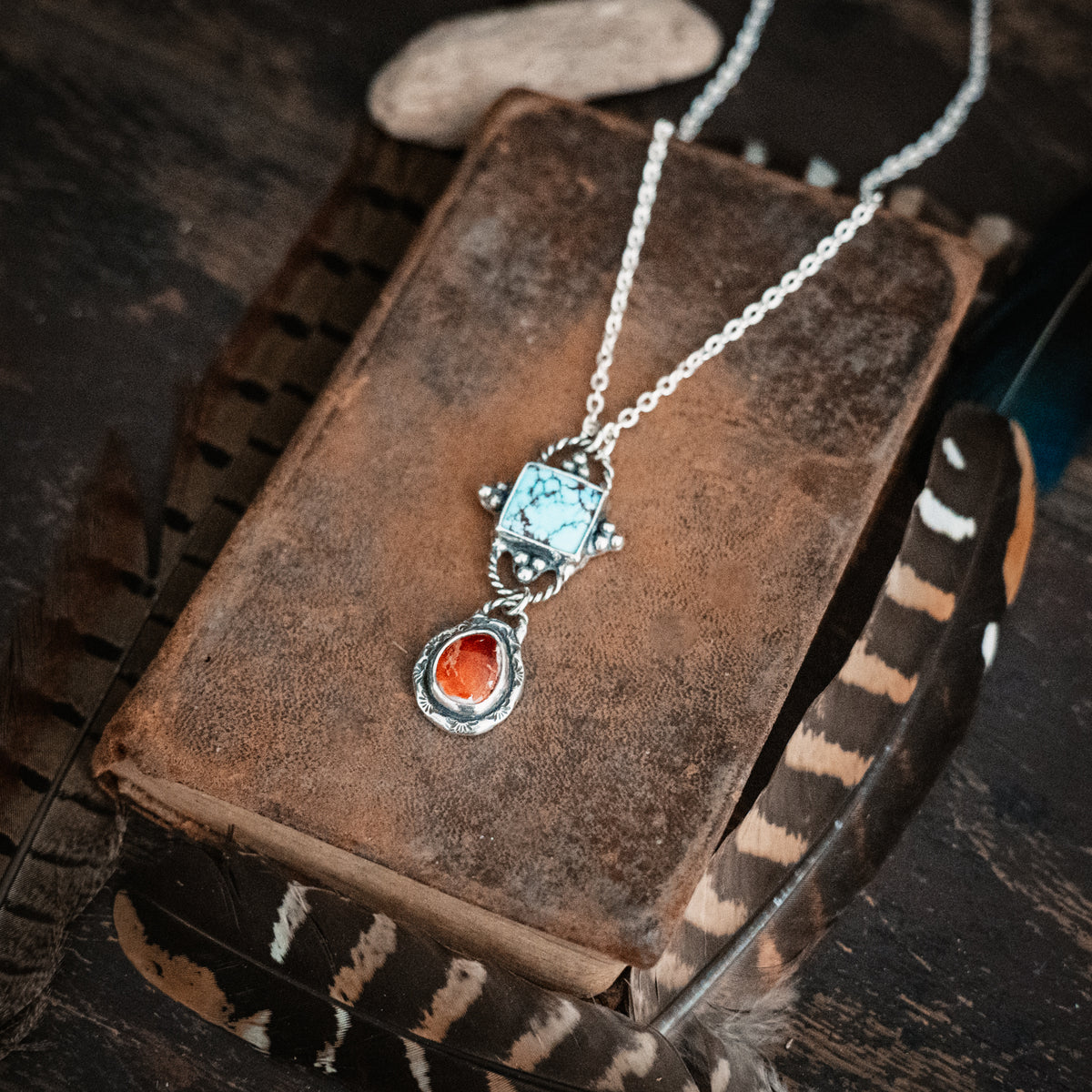 Golden Hills Sunrise Turquoise Necklace