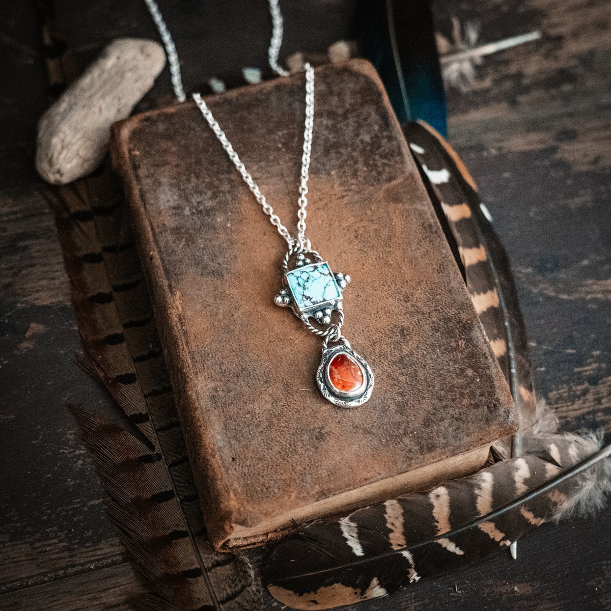 Golden Hills Sunrise Turquoise Necklace