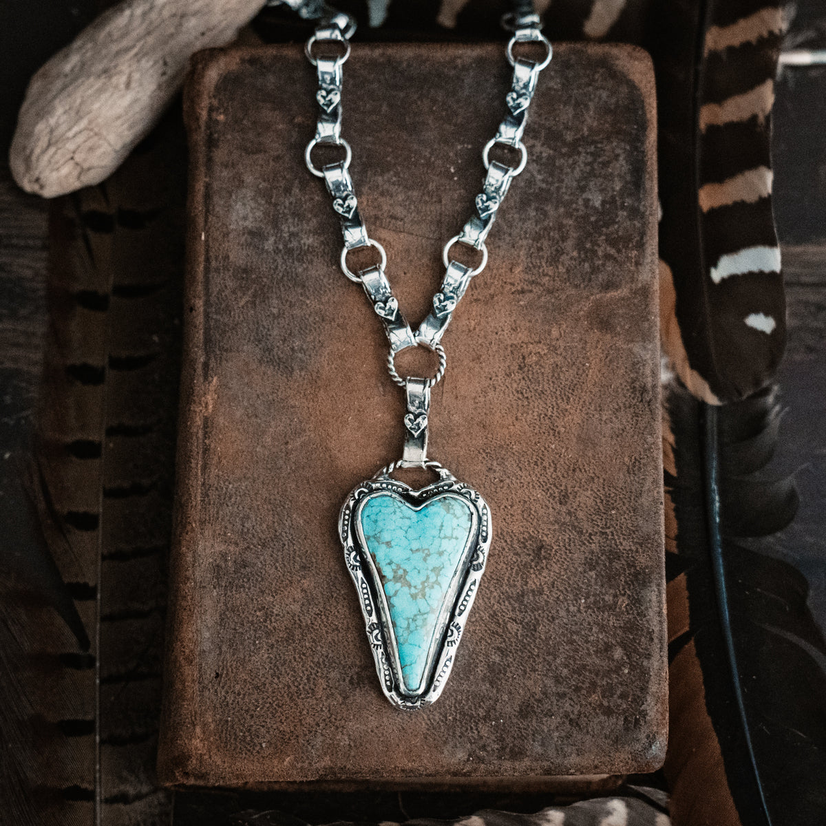 Grateful Heart Turquoise Necklace