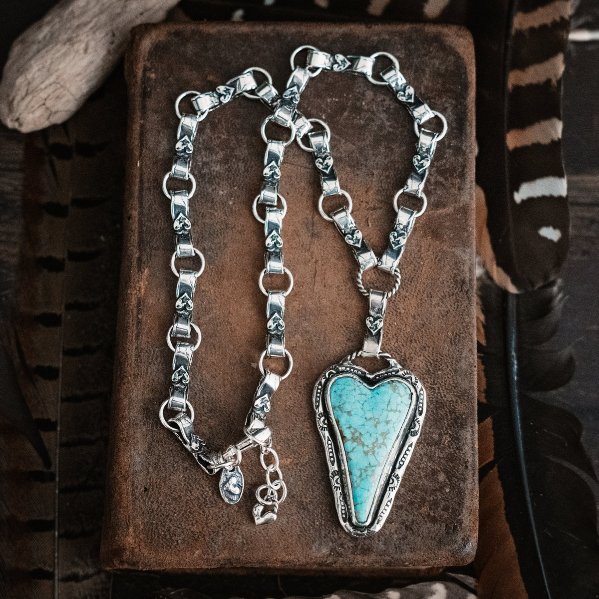 Grateful Heart Turquoise Necklace