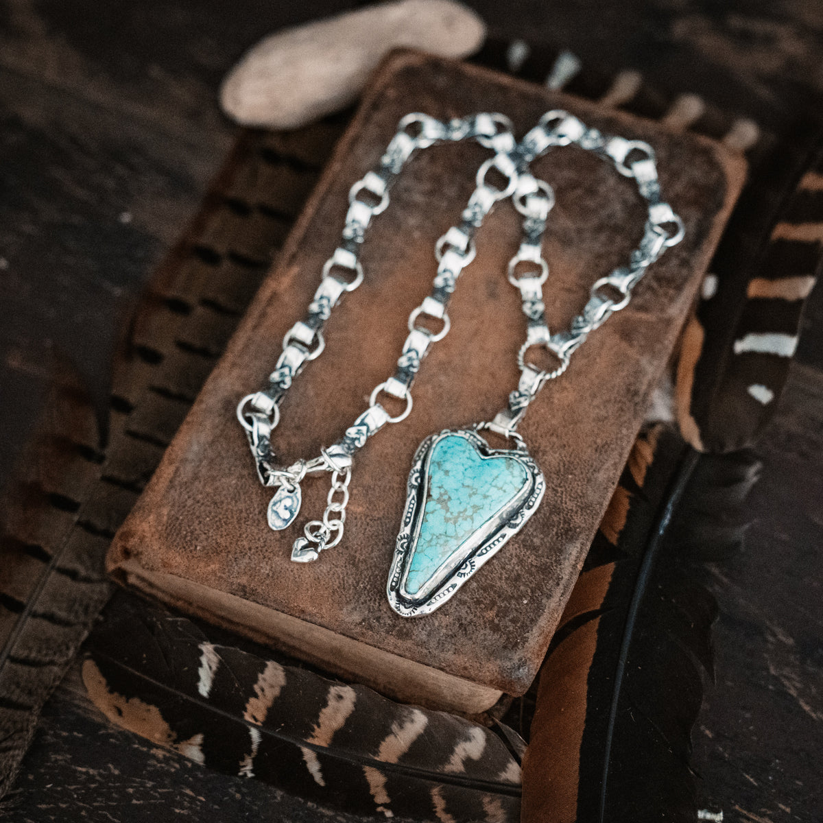 Grateful Heart Turquoise Necklace