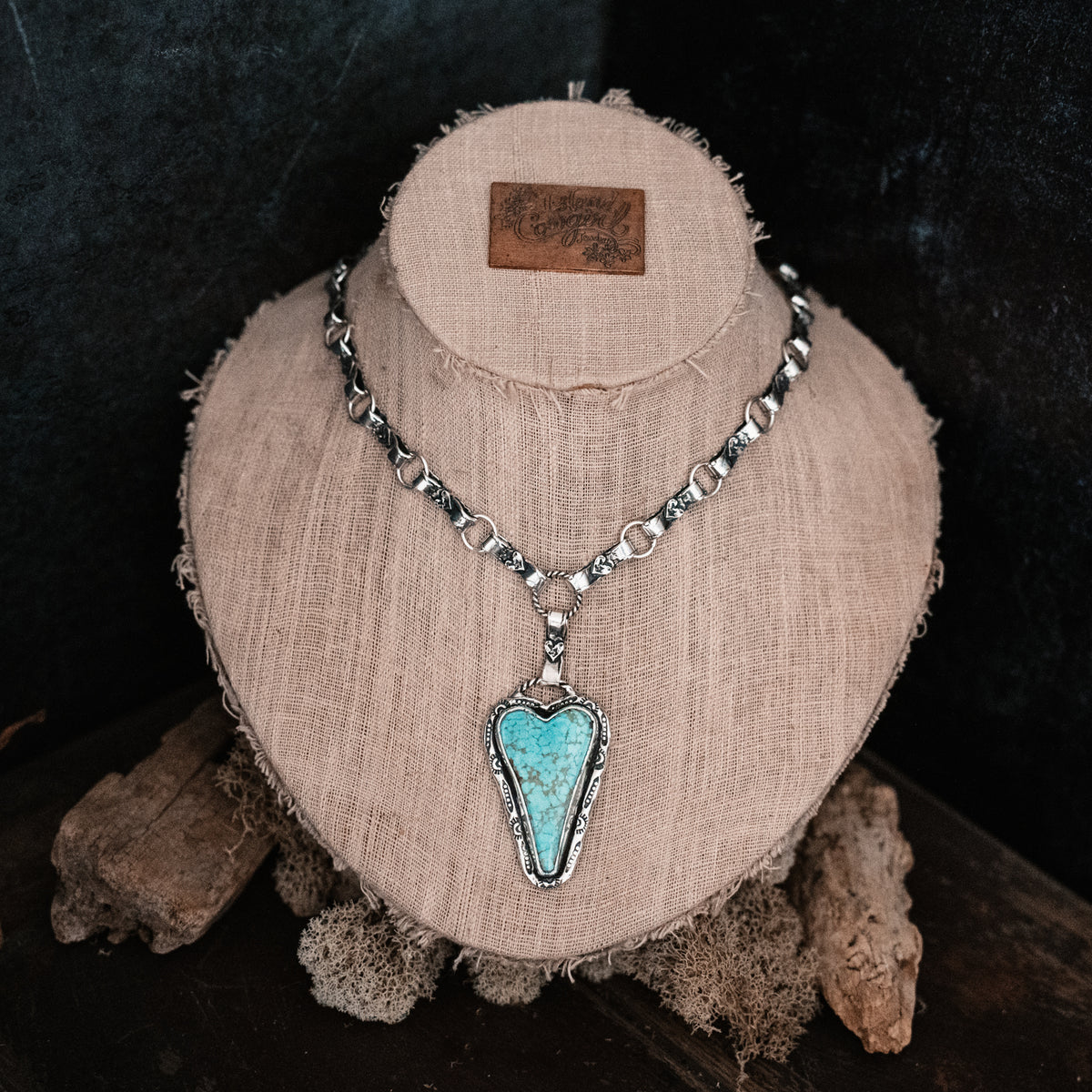 Grateful Heart Turquoise Necklace