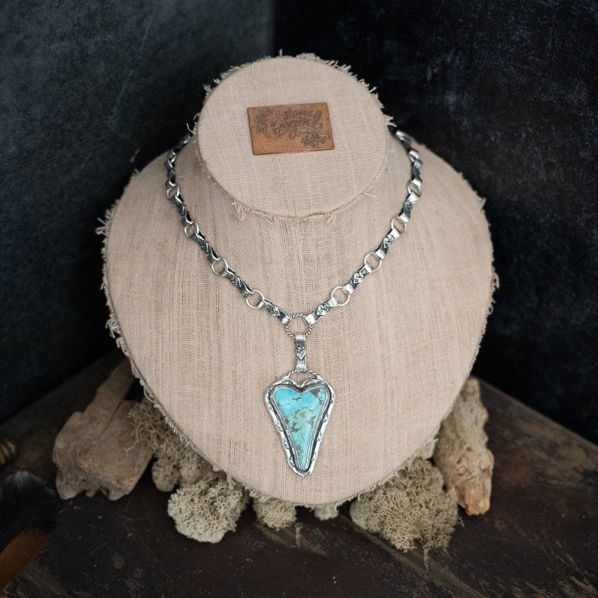 Grateful Heart Turquoise Necklace