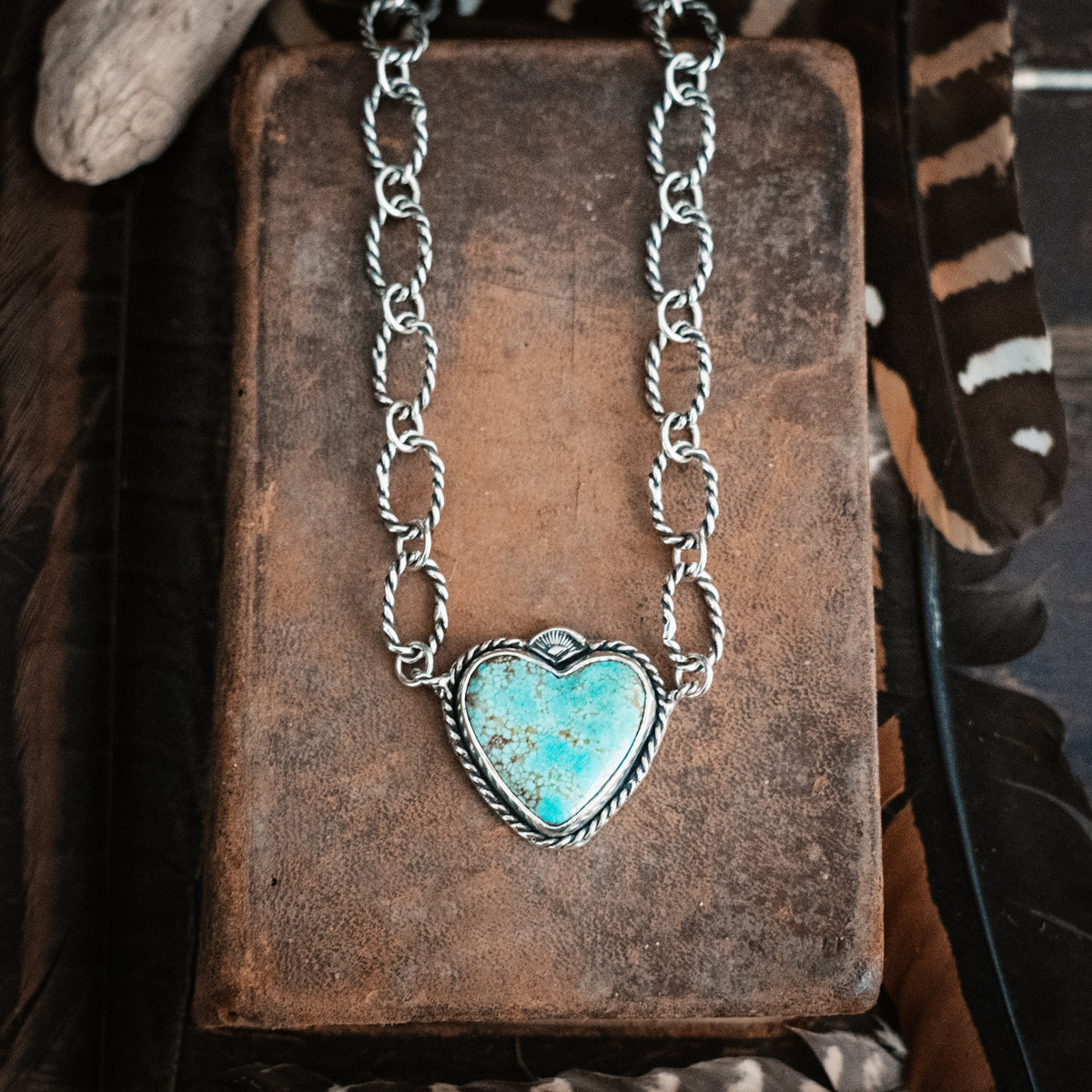 Live Brave Turquoise Necklace