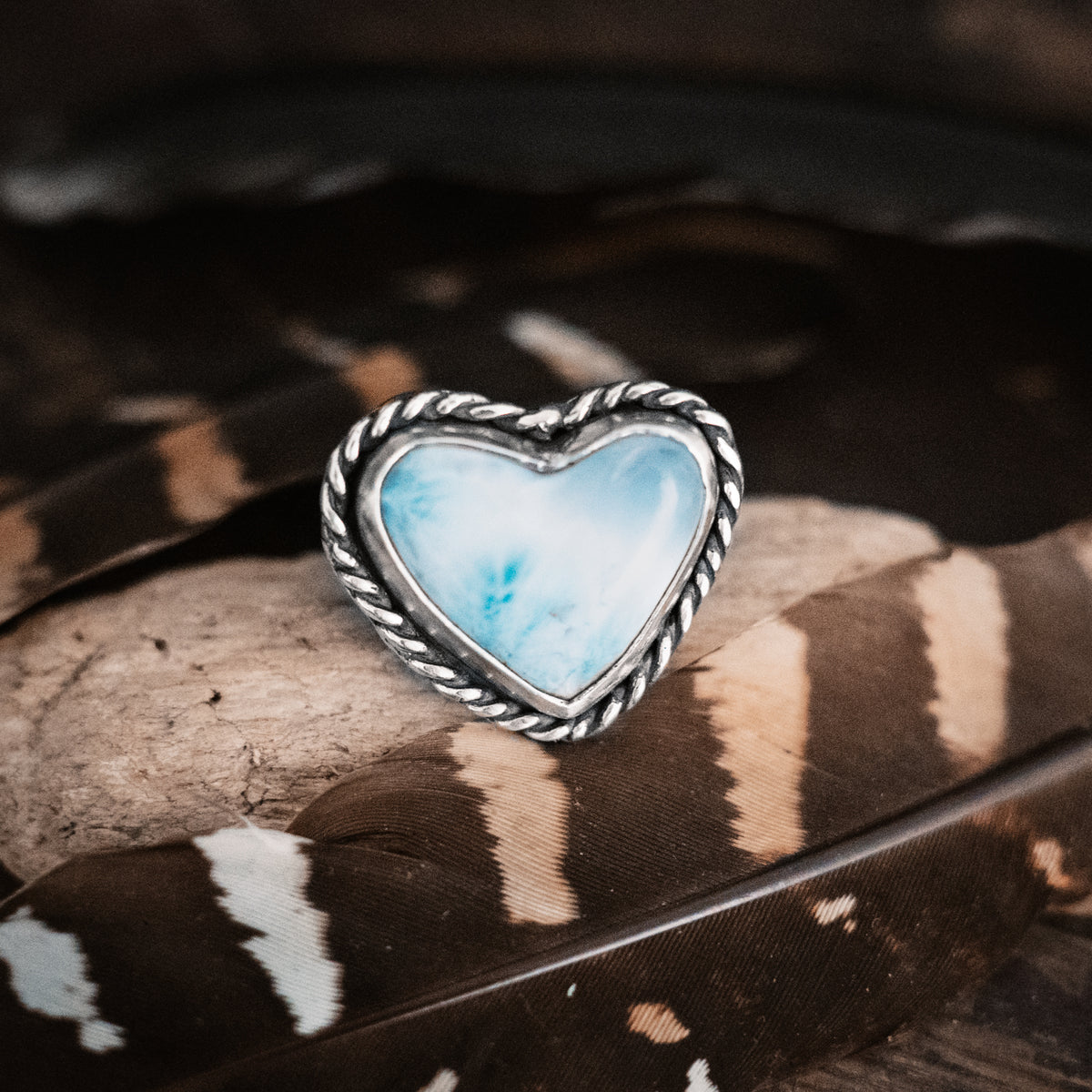 Mystic Waters Larimar Ring- Size 6