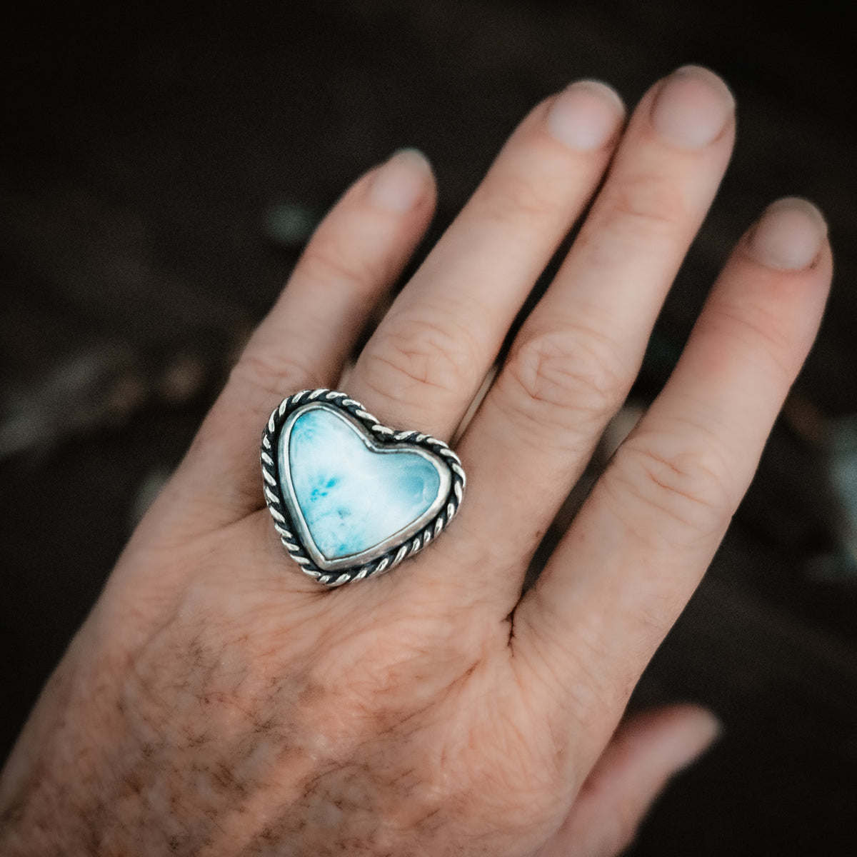 Mystic Waters Larimar Ring- Size 6