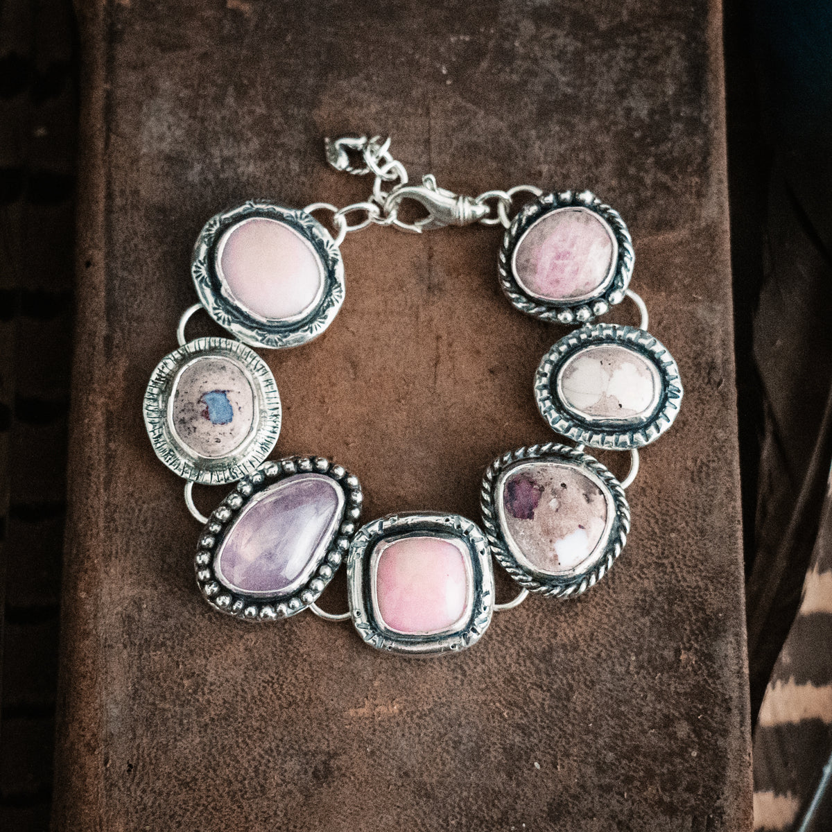 Pink Cloud Stepping Stone Bracelet