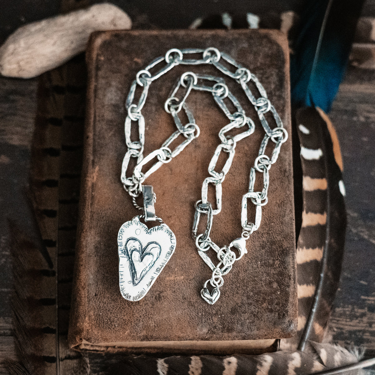 Pure Heart White Buffalo Necklace