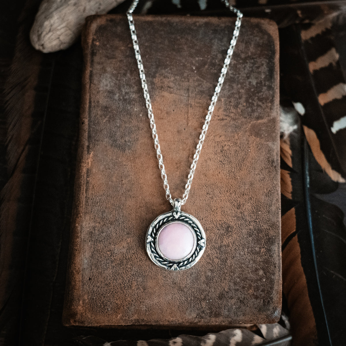 Find Your True North Pink Opal Necklace