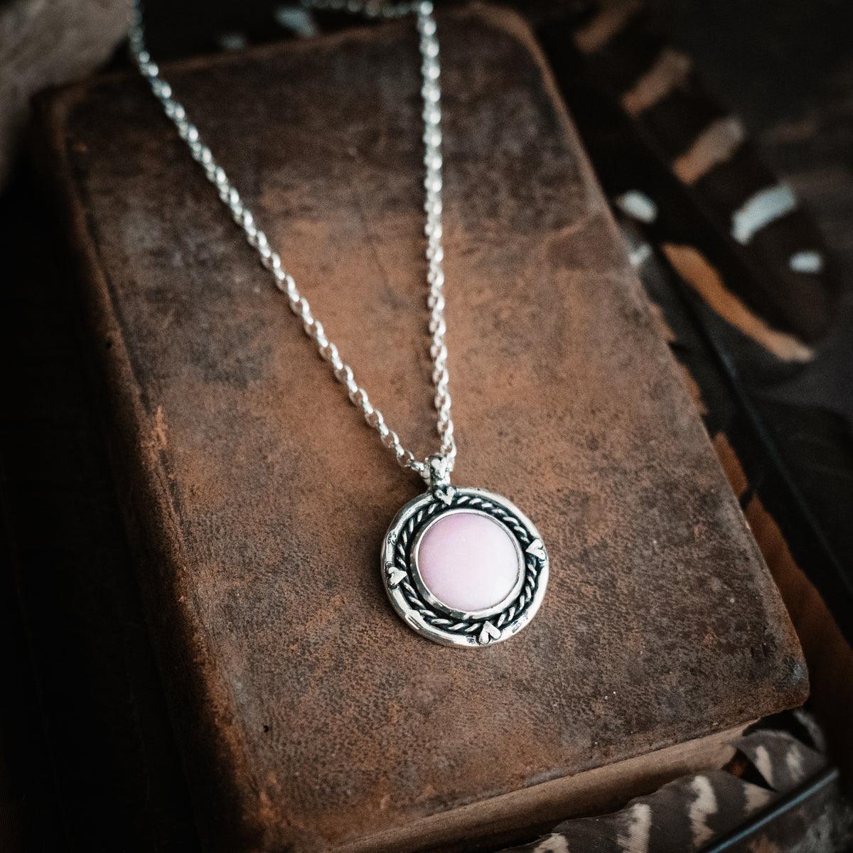 Find Your True North Pink Opal Necklace