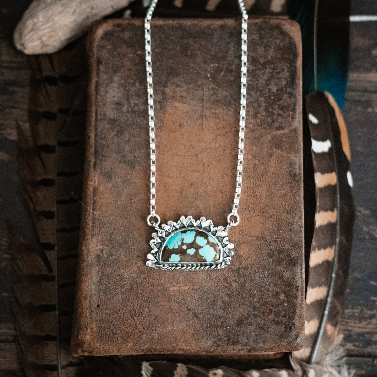 Your Heart Lights the Way Turquoise Necklace