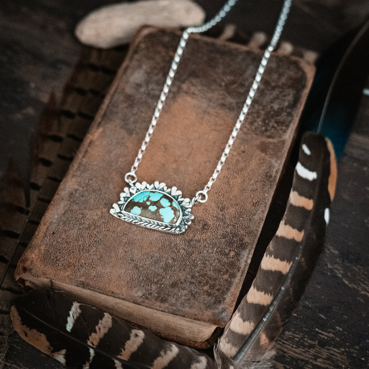 Your Heart Lights the Way Turquoise Necklace