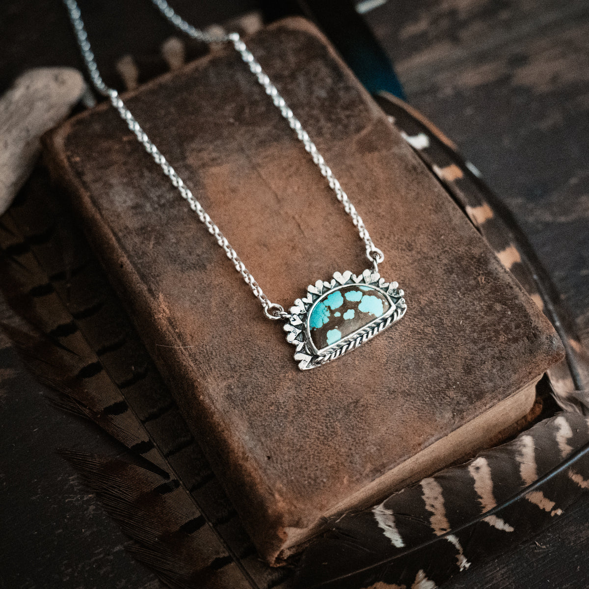 Your Heart Lights the Way Turquoise Necklace