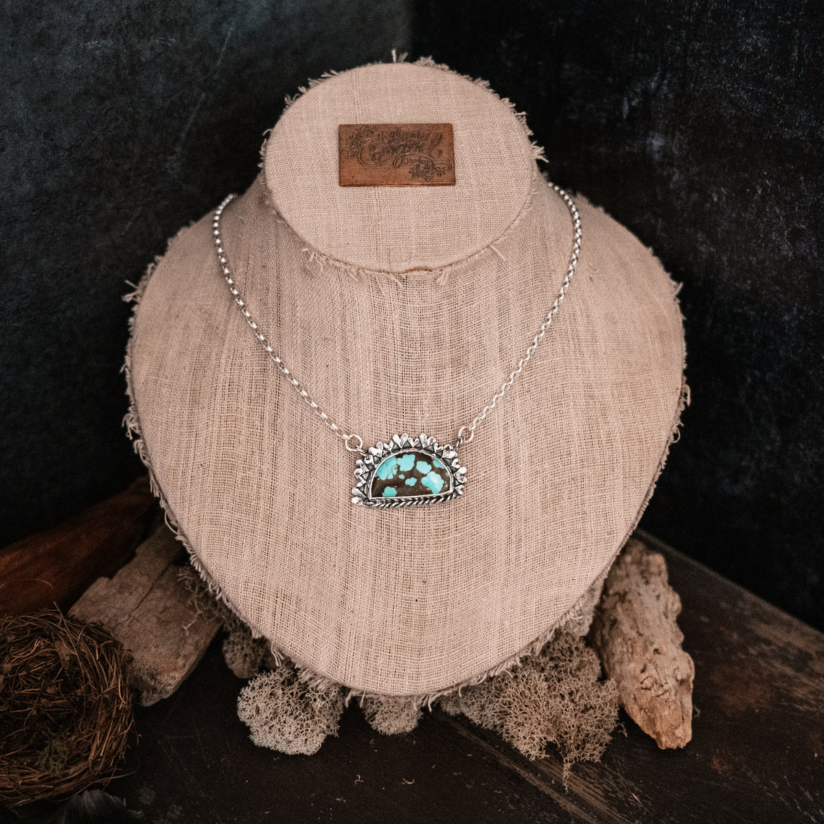 Your Heart Lights the Way Turquoise Necklace